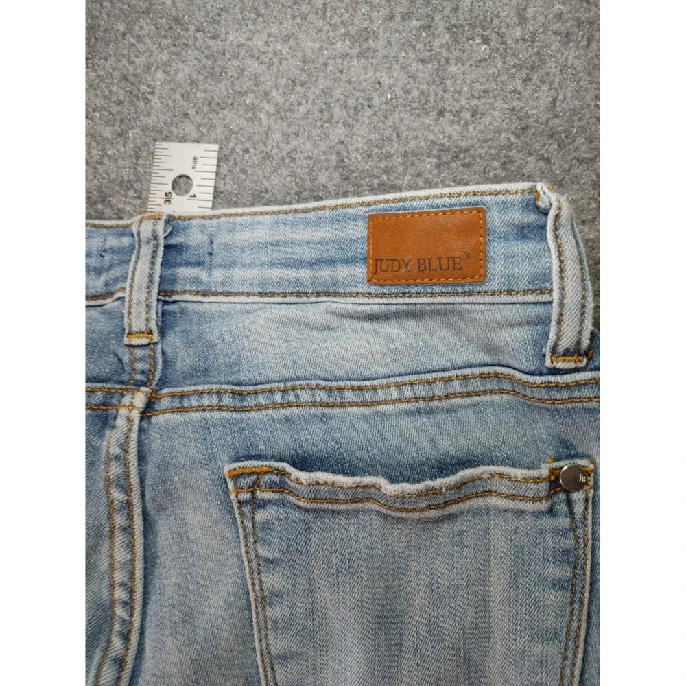 Judy Blue Jeans Women’s 7/28 Washed Skinny Mid Rise Stretch Casual USA Made - Picture 5 of 5